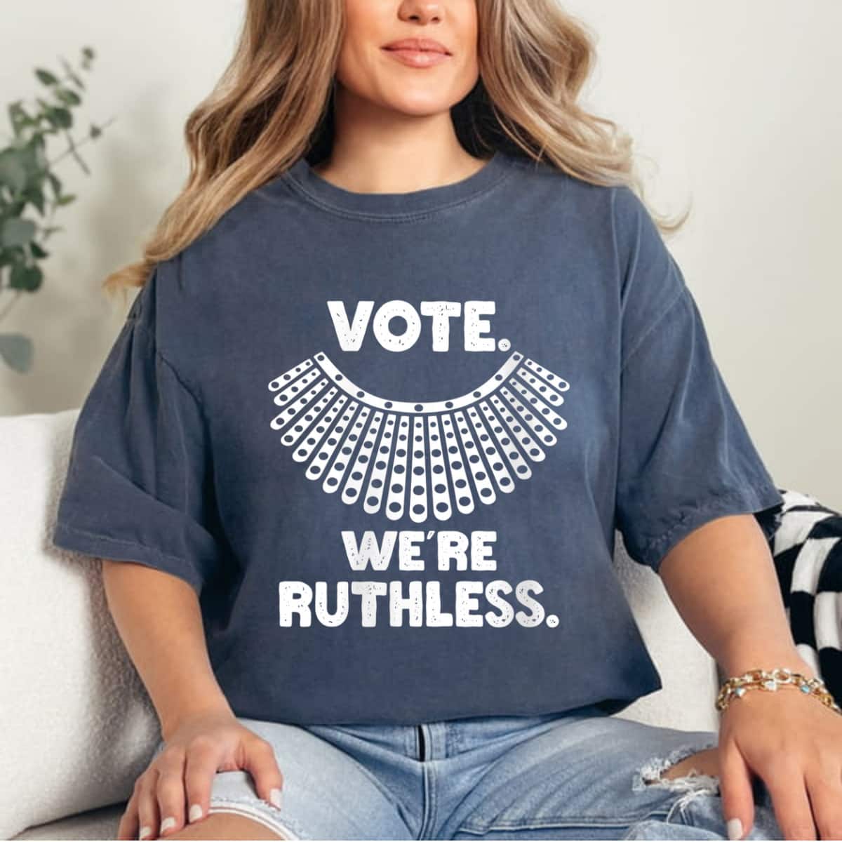 Womens Vote We're Ruthless Feminist Rights T-Shirt Womens Vote We're Ruthless Feminist Rights T-Shirt