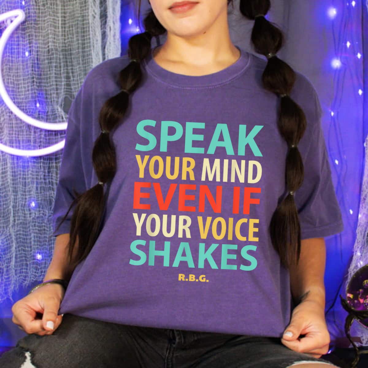 RBG Feminist Speak Your Mind Even If Your Voice ShakesRuth B T-Shirt RBG Feminist Speak Your Mind Even If Your Voice ShakesRuth B T-Shirt