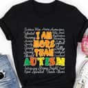 Word Cloud Puzzle Piece Inspirational Autism Awareness Gift T-Shirt Word Cloud Puzzle Piece Inspirational Autism Awareness Gift T-Shirt