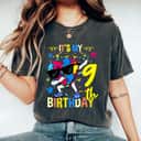 Its My 9th Birthday Dabbing Autism Puzzle T-Shirt Its My 9th Birthday Dabbing Autism Puzzle T-Shirt