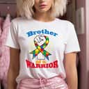 Brother Of Warrior Puzzle Ribbon Cool Autism Awareness Gift T-Shirt Brother Of Warrior Puzzle Ribbon Cool Autism Awareness Gift T-Shirt