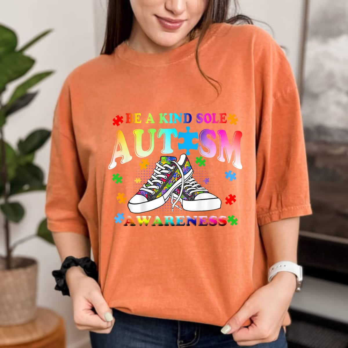 Be A Kind Sole Autism Awareness Puzzle Shoes Be Kind Gifts T-Shirt Be A Kind Sole Autism Awareness Puzzle Shoes Be Kind Gifts T-Shirt