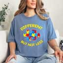 Different But Not Less Autism Awareness Puzzle Gift T-Shirt Different But Not Less Autism Awareness Puzzle Gift T-Shirt