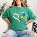Autism Awareness Love Autism Puzzle Support Mom Teachers T-Shirt