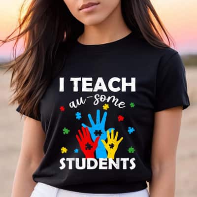 Special Education Teacher Autism Awareness T-Shirt