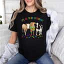 It's Ok To Be Different Autism Awareness Cow Autism T-Shirt