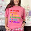 Autism Awesome Unique Special Autism Awareness Month T-Shirt
