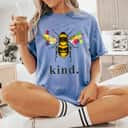 Autism Awareness Bee Kind Puzzle Pieces T-Shirt