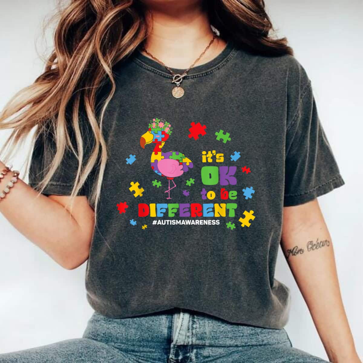 Its Ok To Be Different Toddler Boys Girls Autism Awareness T-Shirt Its Ok To Be Different Toddler Boys Girls Autism Awareness T-Shirt