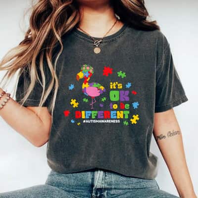 Its Ok To Be Different Toddler Boys Girls Autism Awareness T-Shirt