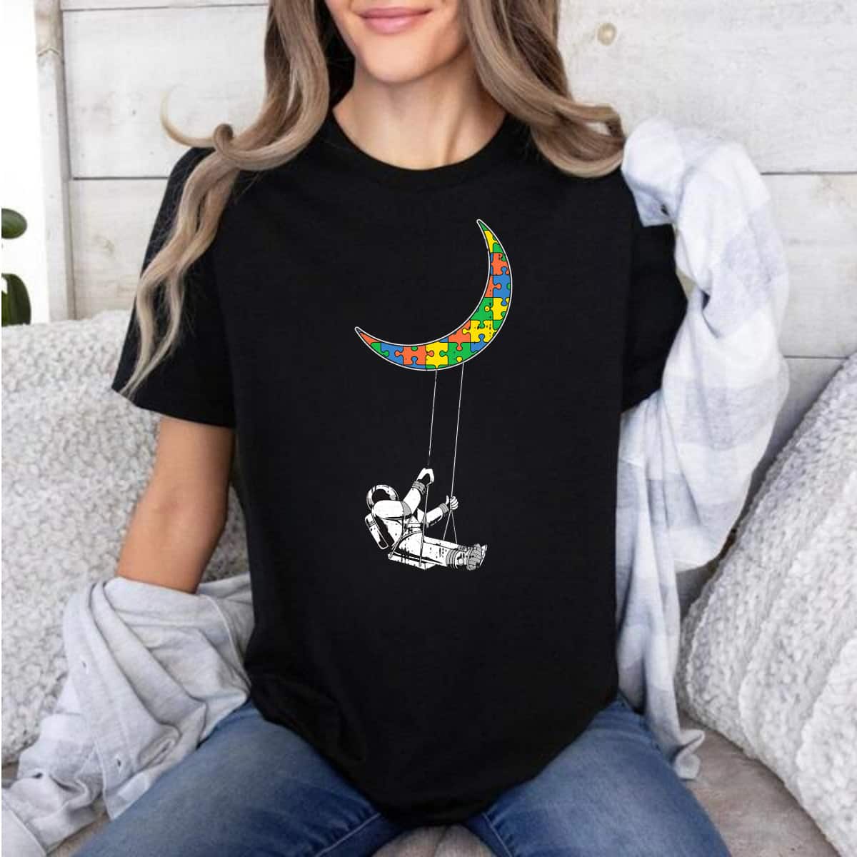 Kids Astronaut Puzzle Autism Awareness Gifts For Autistic T-Shirt Kids Astronaut Puzzle Autism Awareness Gifts For Autistic T-Shirt
