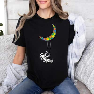 Kids Astronaut Puzzle Autism Awareness Gifts For Autistic T-Shirt