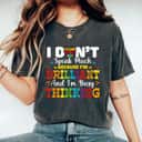 I Dont Speak Much Brilliant Autism Awareness Boys Girls Kid T-Shirt