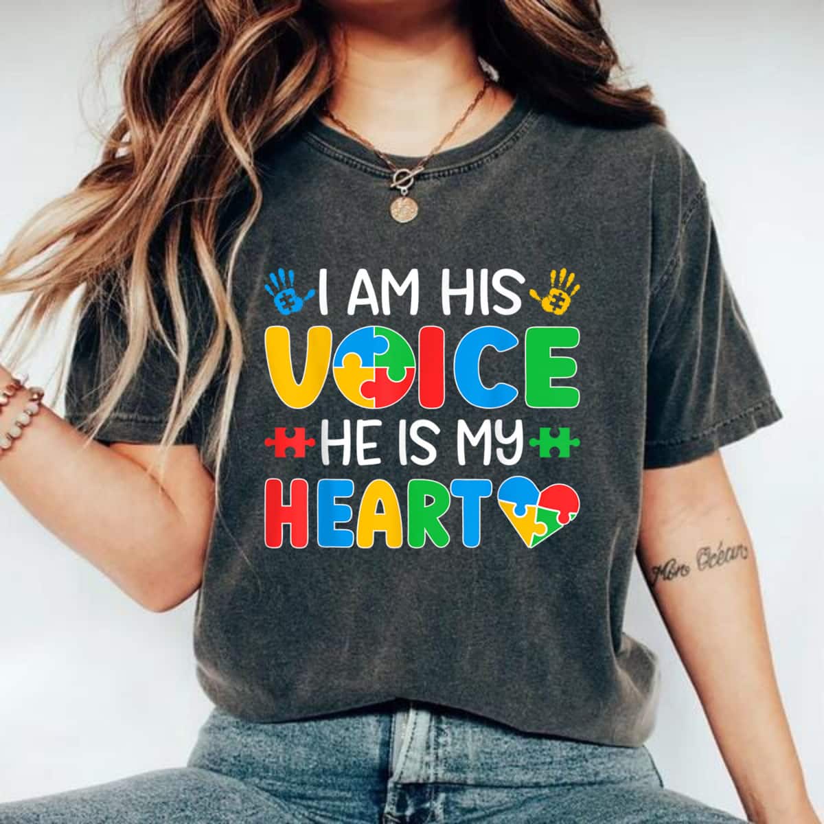 Autistic Mom Autistic Dad Autism Awareness Month Men T-Shirt Autistic Mom Autistic Dad Autism Awareness Month Men T-Shirt