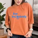 Autism Speaks - Autism Awareness Live Inclusively – Be Kind T-Shirt Autism Speaks - Autism Awareness Live Inclusively – Be Kind T-Shirt
