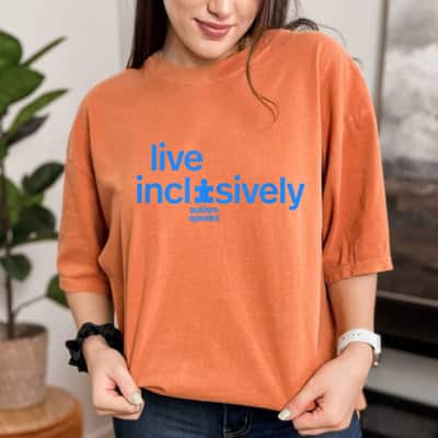 Autism Speaks - Autism Awareness Live Inclusively &ndash; Be Kind T-Shirt