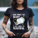 Womens Be Kind Baby Elephant Mom Autism Child Autism Awareness T-Shirt