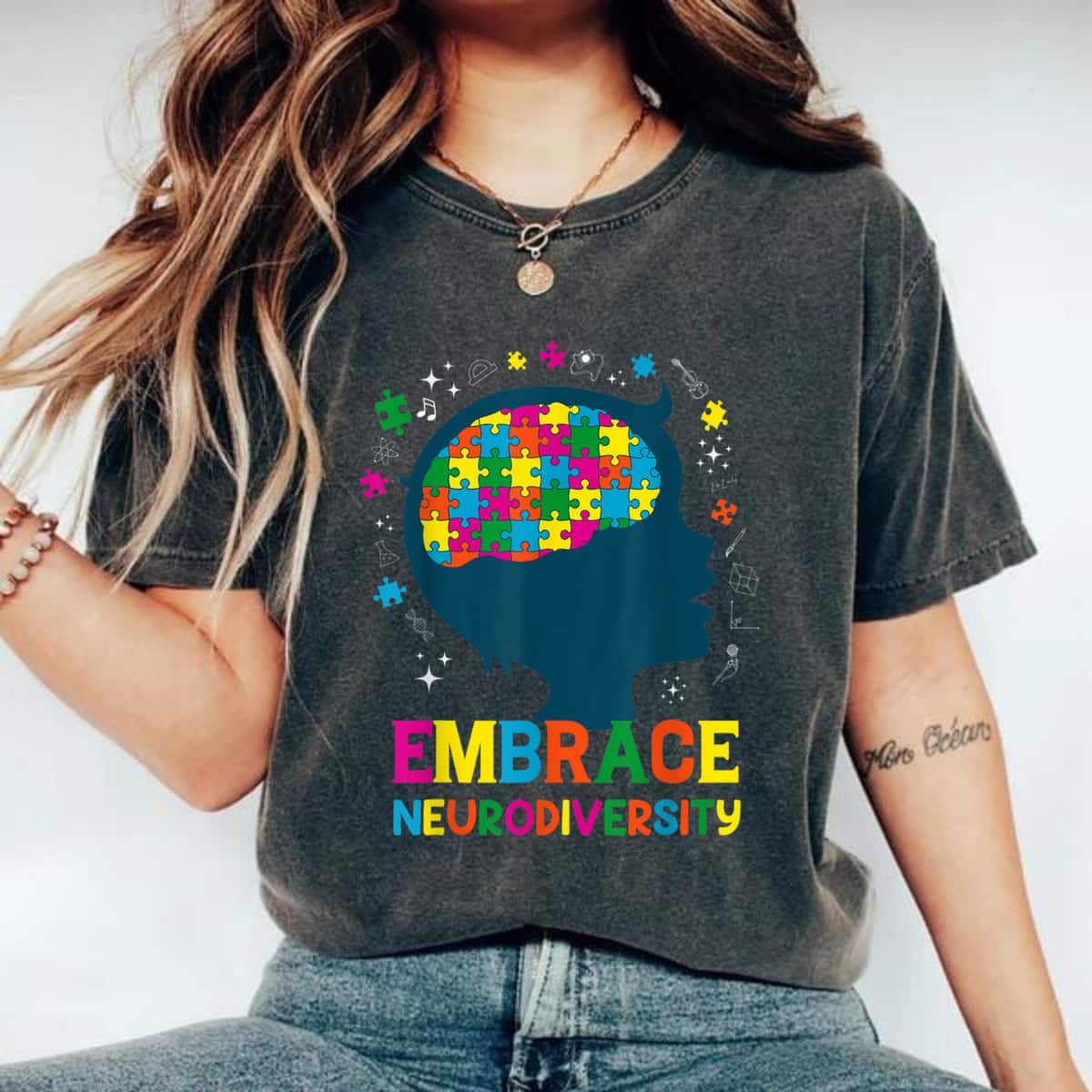 Embrace Neurodiversity Autism Awareness ADHD T-Shirt Embrace Neurodiversity Autism Awareness ADHD T-Shirt