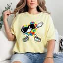 Boys Kids Dabbing Heart Autism Awareness T-Shirt Boys Kids Dabbing Heart Autism Awareness T-Shirt