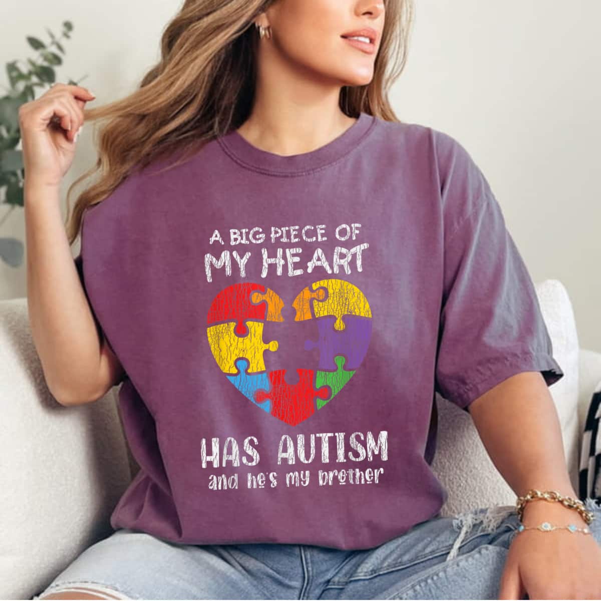 Autism Awareness - Sister Brother Autistic Kids Awareness T-Shirt Autism Awareness - Sister Brother Autistic Kids Awareness T-Shirt
