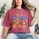 Be Kind Autism Awareness Positive Message Women T-Shirt