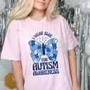 Autism Awareness Blue Puzzle Butterfly Autism Awareness T-Shirt