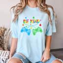 Vintage Video Gamer Puzzle Piece Autism Awareness Be Kind T-Shirt Vintage Video Gamer Puzzle Piece Autism Awareness Be Kind T-Shirt