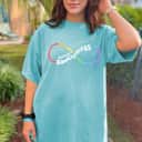 Autism Awareness Autistic Acceptance Rainbow Infinity Symbol T-Shirt