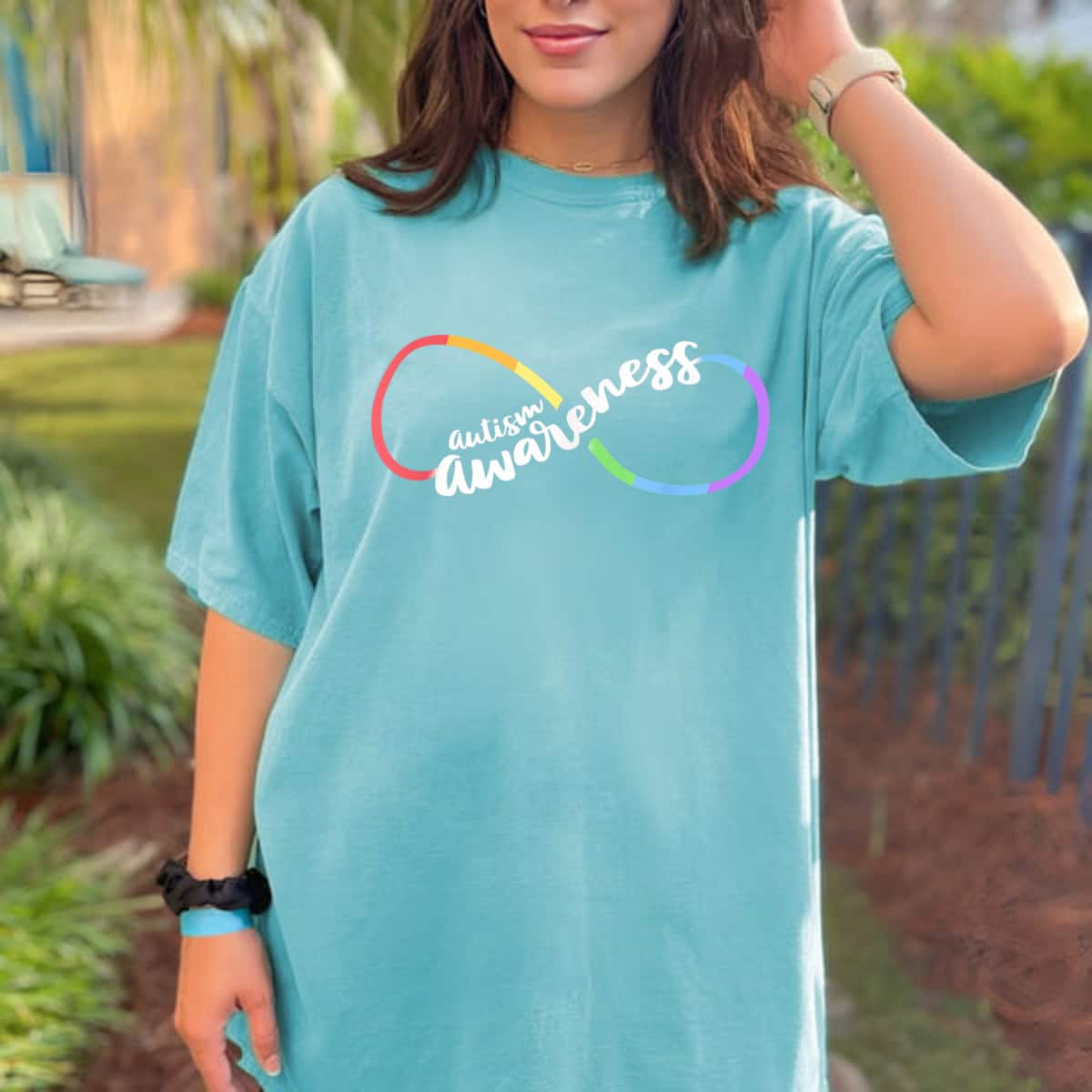 Autism Awareness Autistic Acceptance Rainbow Infinity Symbol T-Shirt Autism Awareness Autistic Acceptance Rainbow Infinity Symbol T-Shirt