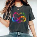 Tie Dye Infinity Heart Love Autism Awareness Needs No Words T-Shirt Tie Dye Infinity Heart Love Autism Awareness Needs No Words T-Shirt
