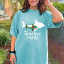 Brother Shark Puzzle Piece Cool Autism Awareness Gift T-Shirt