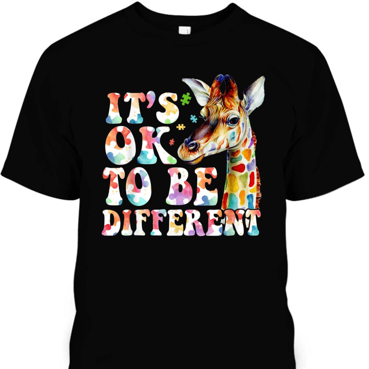 Autism Awareness Acceptance Groovy Its Ok To Be Different T-Shirt Autism Awareness Acceptance Groovy Its Ok To Be Different T-Shirt