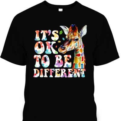 Autism Awareness Acceptance Groovy Its Ok To Be Different T-Shirt