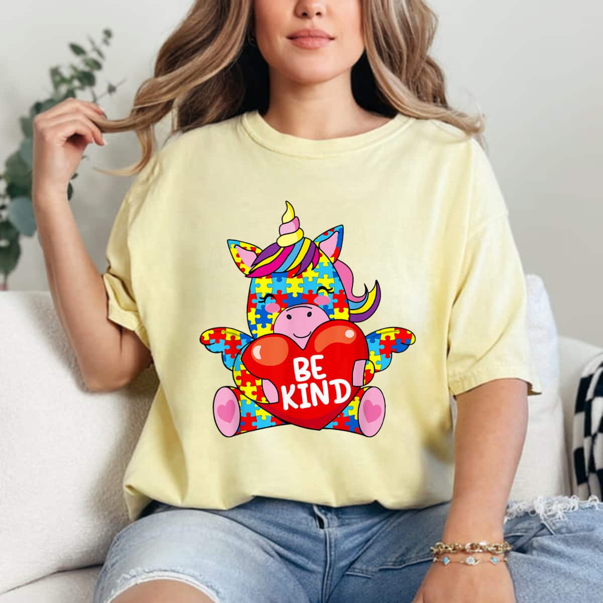 Be Kind Autism Awareness Daughter Sister Girl Toddler T-Shirt Be Kind Autism Awareness Daughter Sister Girl Toddler T-Shirt