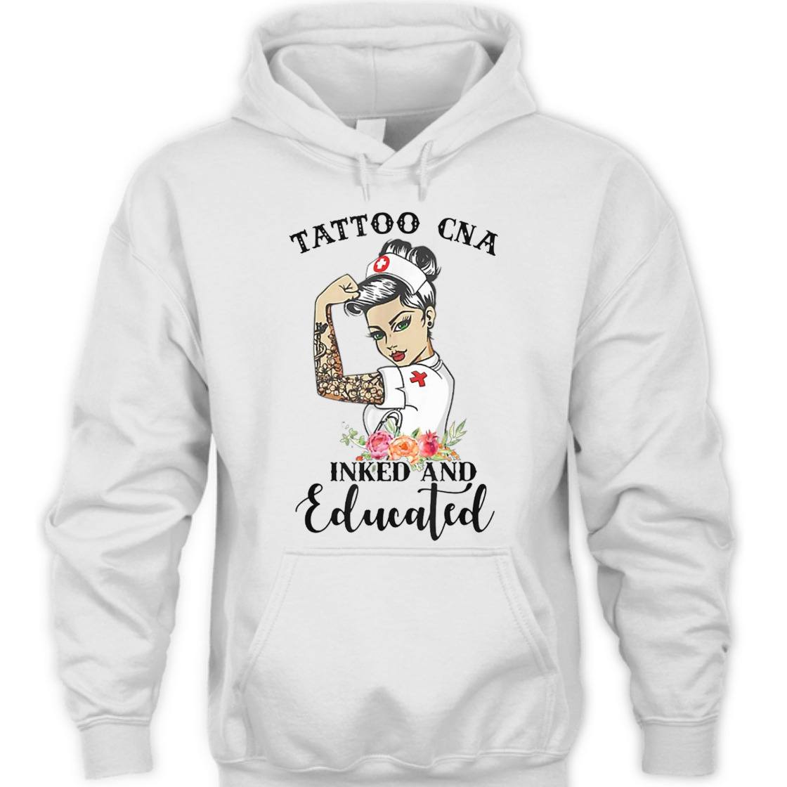 Strong Women Tattoo CNA Inked And Educated Feminist T-Shirt