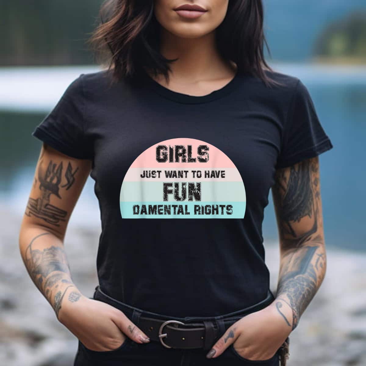 Feminism Girls Just Want To Have FUNdamental Rights Feminist T-Shirt Feminism Girls Just Want To Have FUNdamental Rights Feminist T-Shirt
