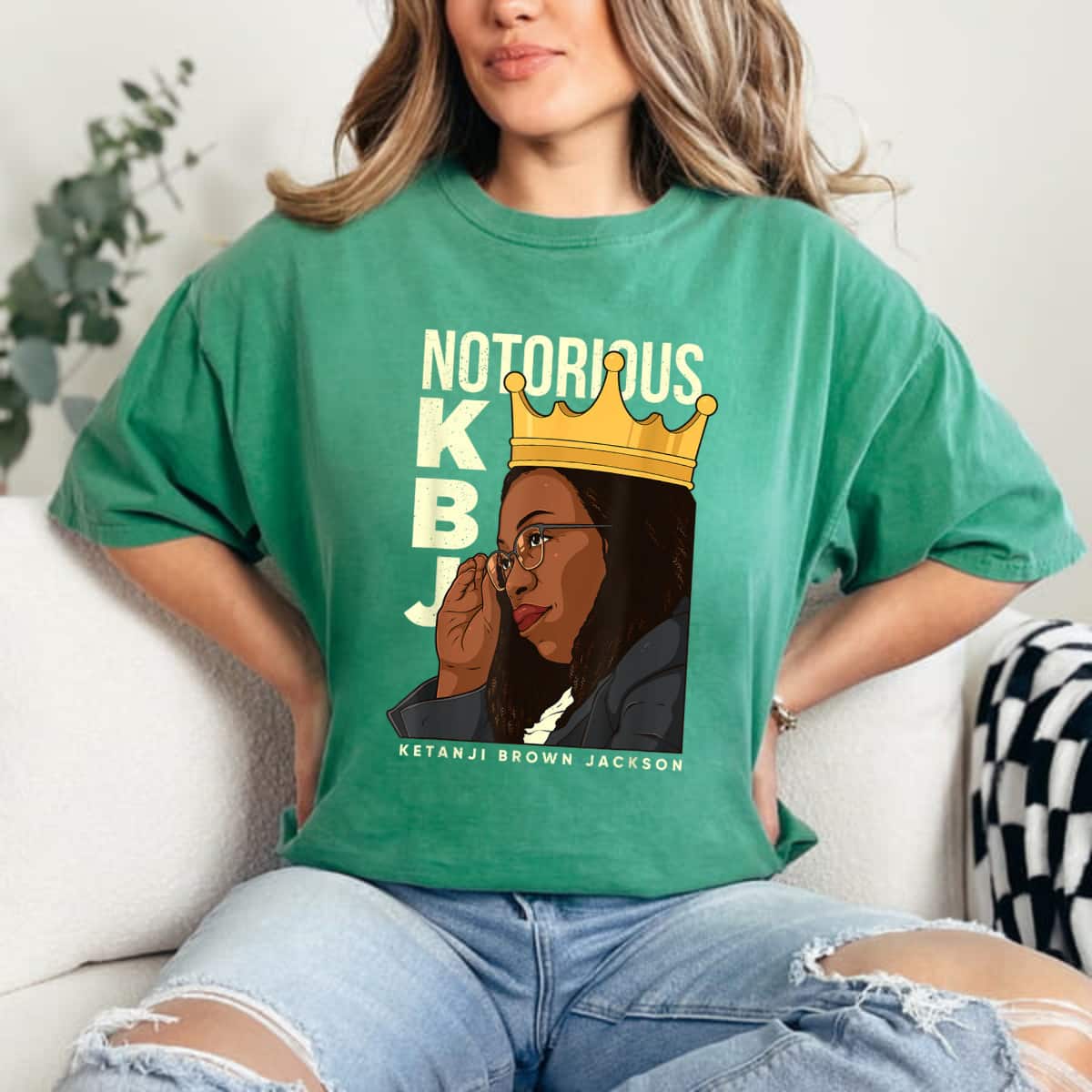 Notorious KBJ Costume Ketanji Brown Jackson Liberal Feminist T-Shirt Notorious KBJ Costume Ketanji Brown Jackson Liberal Feminist T-Shirt