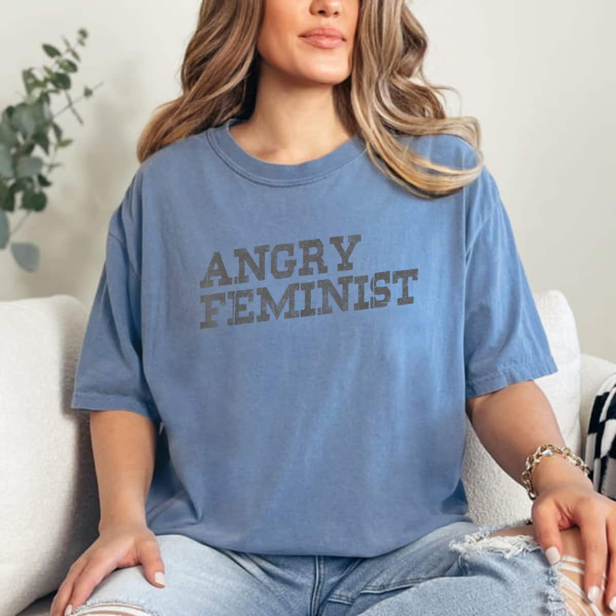 Feminist Funny Gift - Angry Feminist T-Shirt Feminist Funny Gift - Angry Feminist T-Shirt