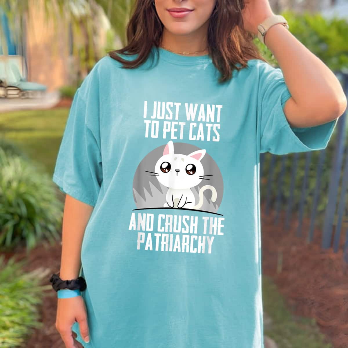 Feminist Patriarchy Cat Parent For Feminism Empowered Female T-Shirt Feminist Patriarchy Cat Parent For Feminism Empowered Female T-Shirt