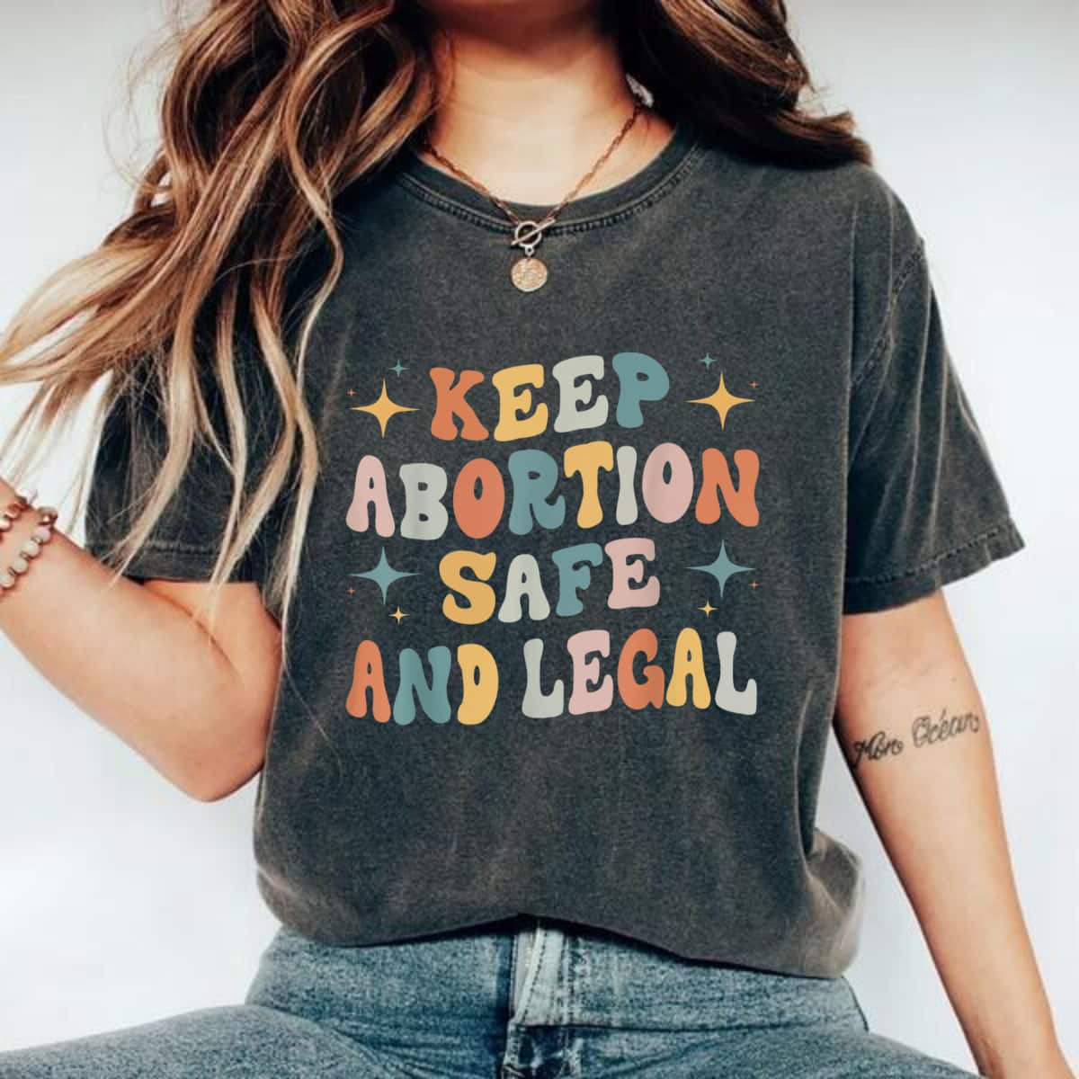 Keep Abortion Safe And Legal My Uterus My Choice Feminist T-Shirt Keep Abortion Safe And Legal My Uterus My Choice Feminist T-Shirt