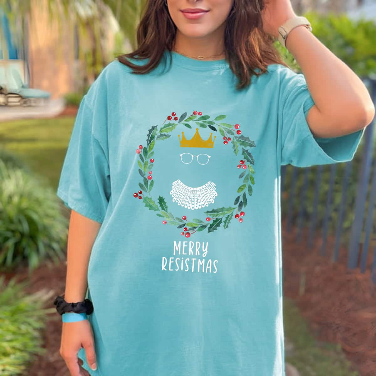 Merry Resistmas, Feminist Christmas T-Shirt Merry Resistmas, Feminist Christmas T-Shirt