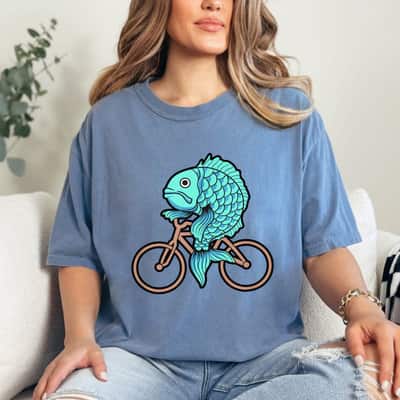Fish On A Bicycle Rights Pro Choice Feminist T-Shirt