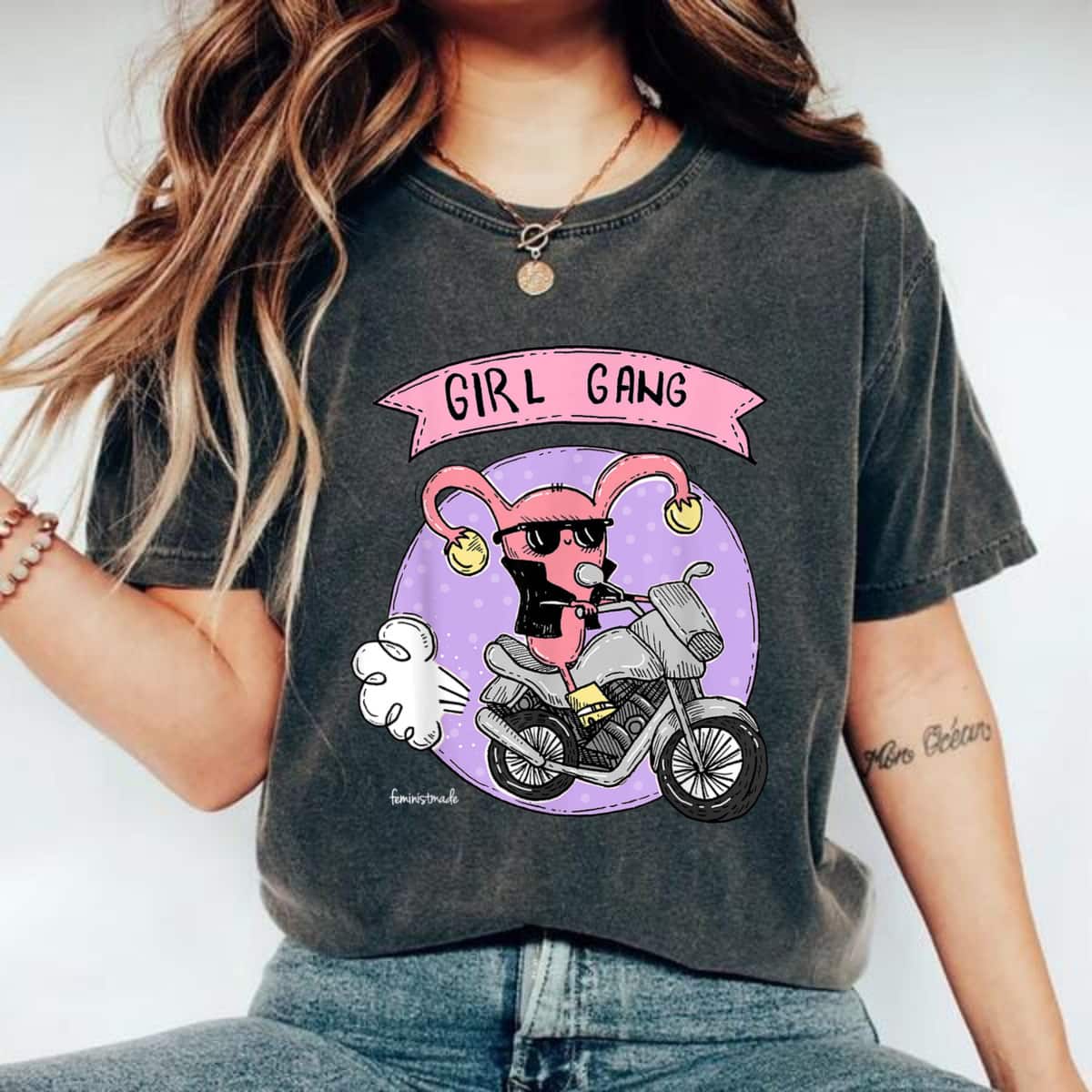 Girl Gang Uterus Feminist T-Shirt Girl Gang Uterus Feminist T-Shirt