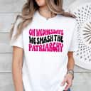 On Wednesdays We Smash The Patriarchy Pink Feminist Feminism T-Shirt On Wednesdays We Smash The Patriarchy Pink Feminist Feminism T-Shirt
