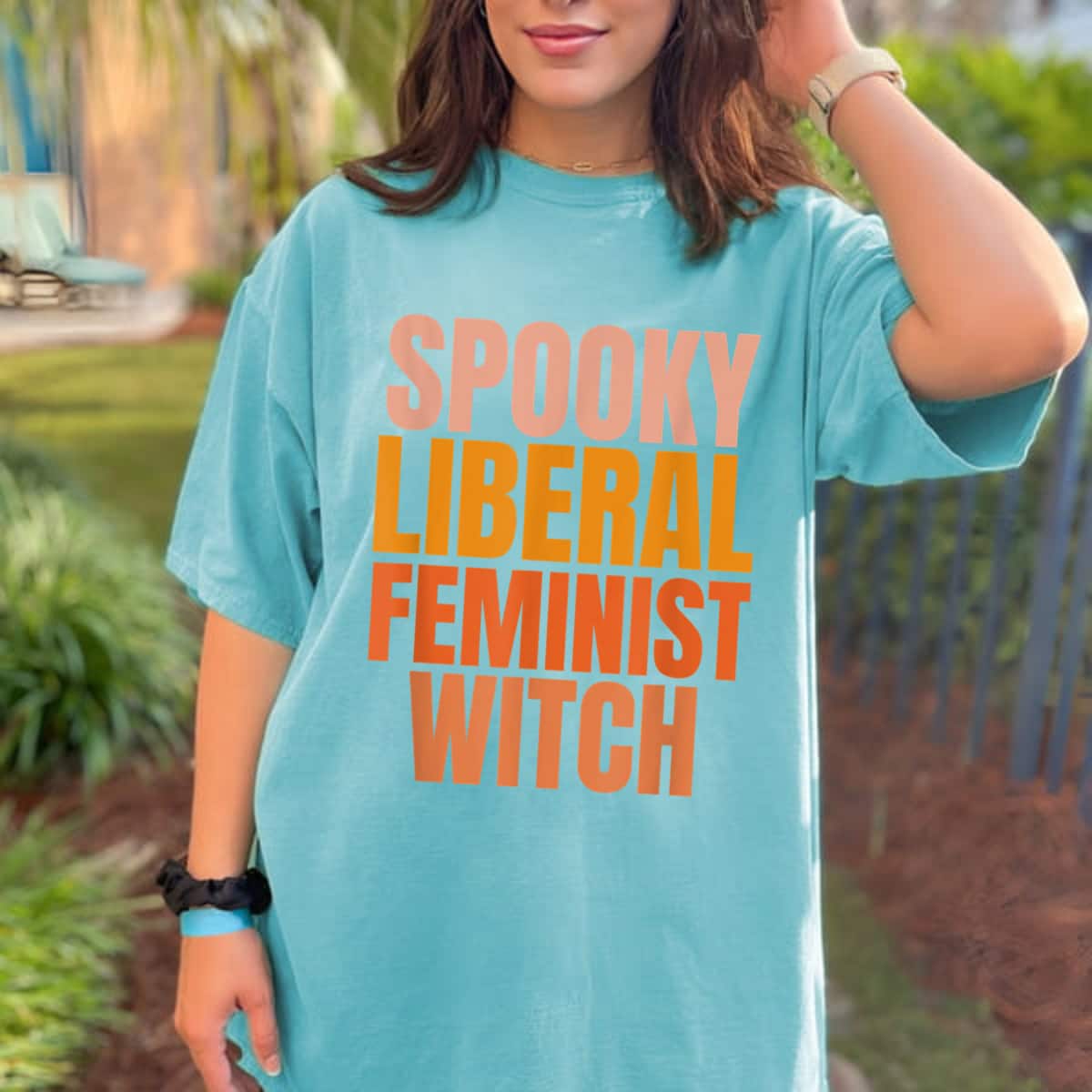 Spooky Liberal Feminist Witch Pro Choice Feminist Costume T-Shirt Spooky Liberal Feminist Witch Pro Choice Feminist Costume T-Shirt