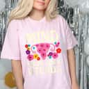Mind Your Own Uterus Floral Feminist Women Pro-choice T-Shirt