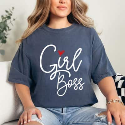 Girl Boss Gift Girl Building Her Empire Feminist Lady Boss T-Shirt
