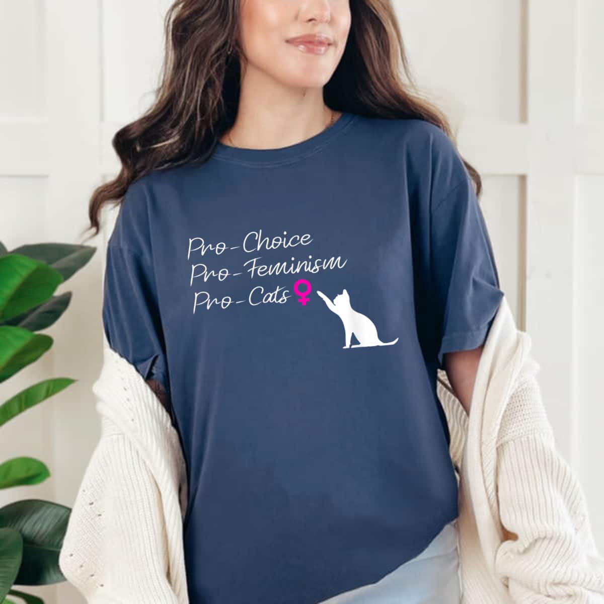 Pro-Choice Pro-Feminism Pro-Cats T-Shirt Pro-Choice Pro-Feminism Pro-Cats T-Shirt