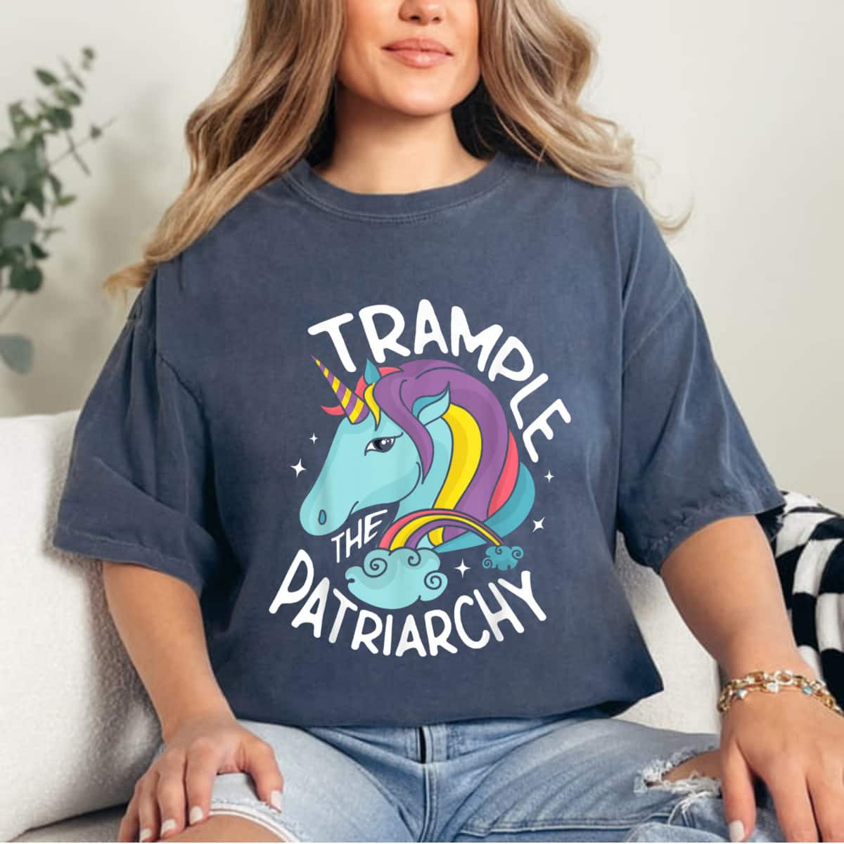 Trample The Patriarchy For A Feminist Feminism T-Shirt Trample The Patriarchy For A Feminist Feminism T-Shirt