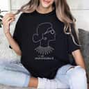 Womens Notorious RBG Feminist Profile Line Drawing T-Shirt Womens Notorious RBG Feminist Profile Line Drawing T-Shirt
